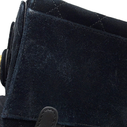CHANEL CHANEL 25 Backpack BlackAS5600 Suede Calf Leather Size Medium