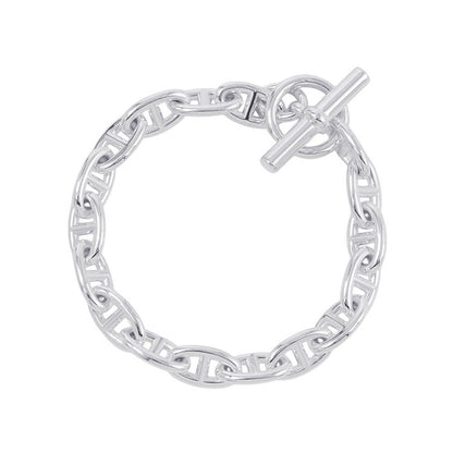 HERMES Chaine d'Ancre Bracelet 17 frames Size GM SV925