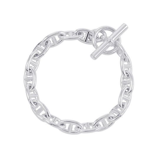 HERMES Chaine d'Ancre Bracelet 17 frames Size GM SV925