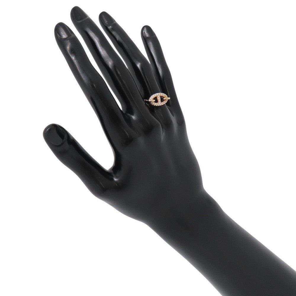 HERMES Farandole Ring Size 51/#11H221624B 00051 18K Pink Gold