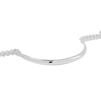 HERMES BoucleSellier Inflexible Necklace Size GM/42 SV925