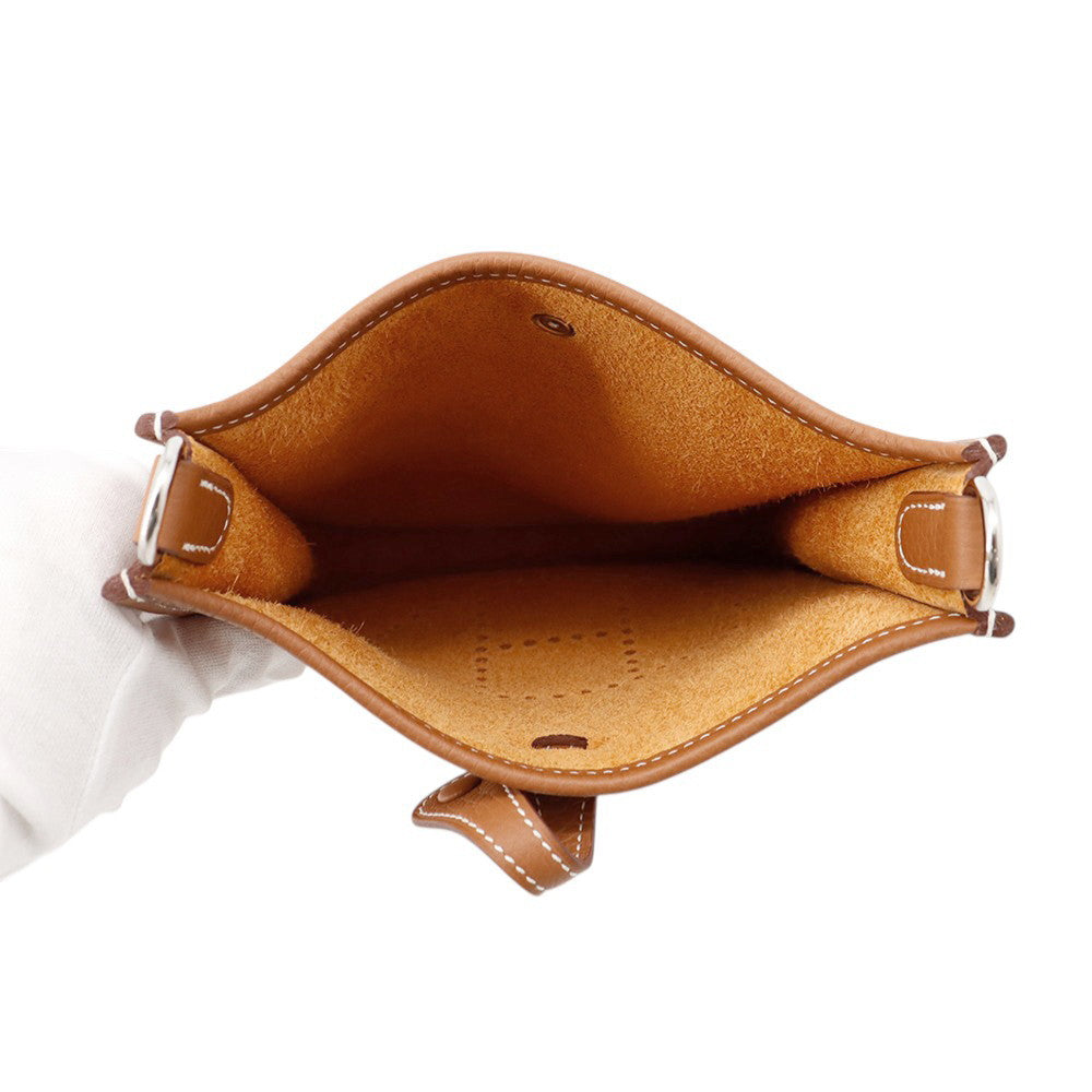 HERMES Evelyne Long Gold Taurillon Clemence Size TPM