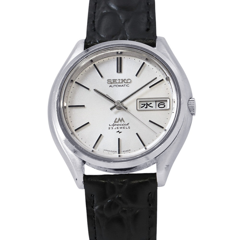 SEIKO roadmatic special W36mm Stainless Steel Leather Silver Dial5206-6061