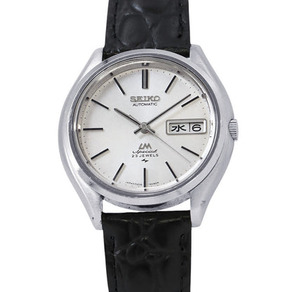 SEIKO roadmatic special W36mm Stainless Steel Leather Silver Dial5206-6061