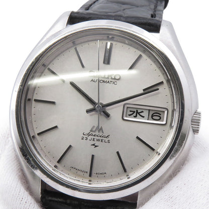SEIKO roadmatic special W36mm Stainless Steel Leather Silver Dial5206-6061