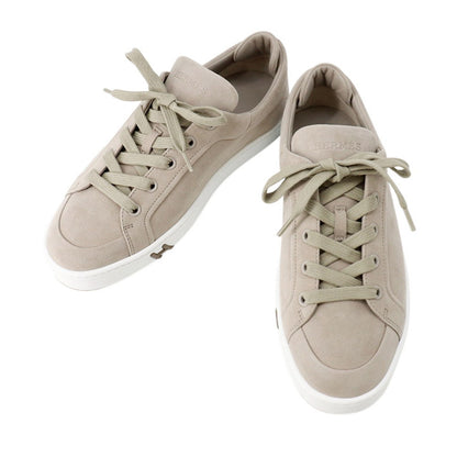 HERMES Sneakers〈Kid〉 Beige・Galet Velour Size 36.5