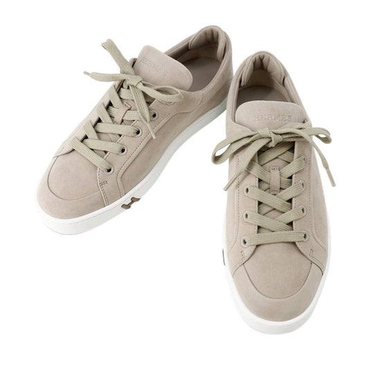 HERMES Sneakers〈Kid〉 Beige・Galet Velour Size 36.5