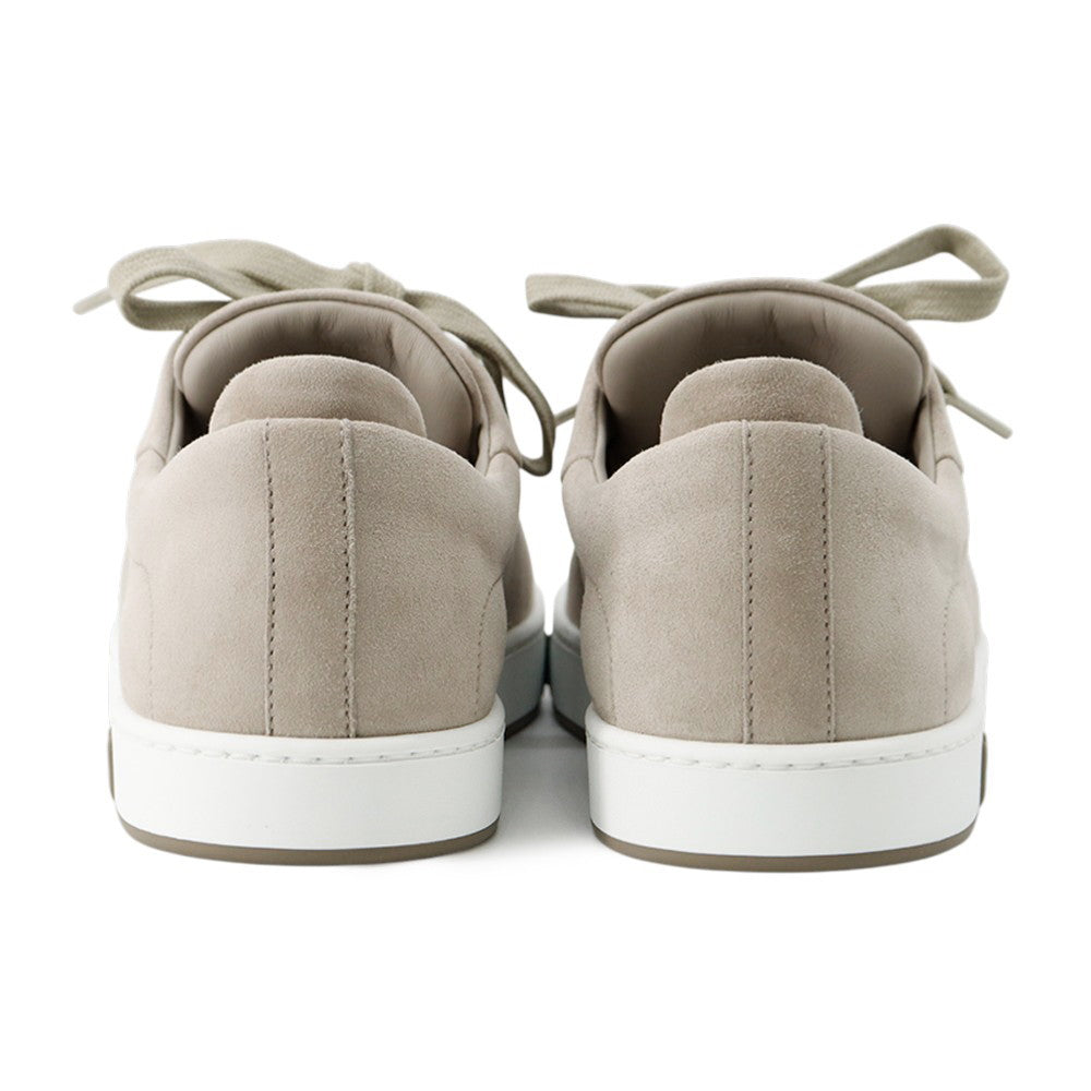 HERMES Sneakers〈Kid〉 Beige・Galet Velour Size 36.5