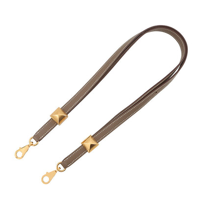 HERMES Crew Medor Shoulder Strap Etoupe Swift Leather