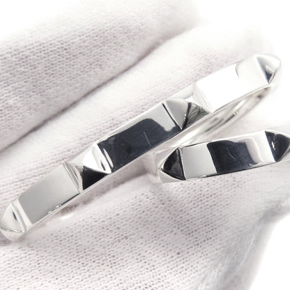 HERMES Crew de H Double Finger Ring Size 53/#13H125631B SV925