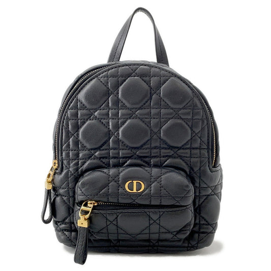 Dior Cannage Backpack BlackM9222UNGF Lambskin Size Mini