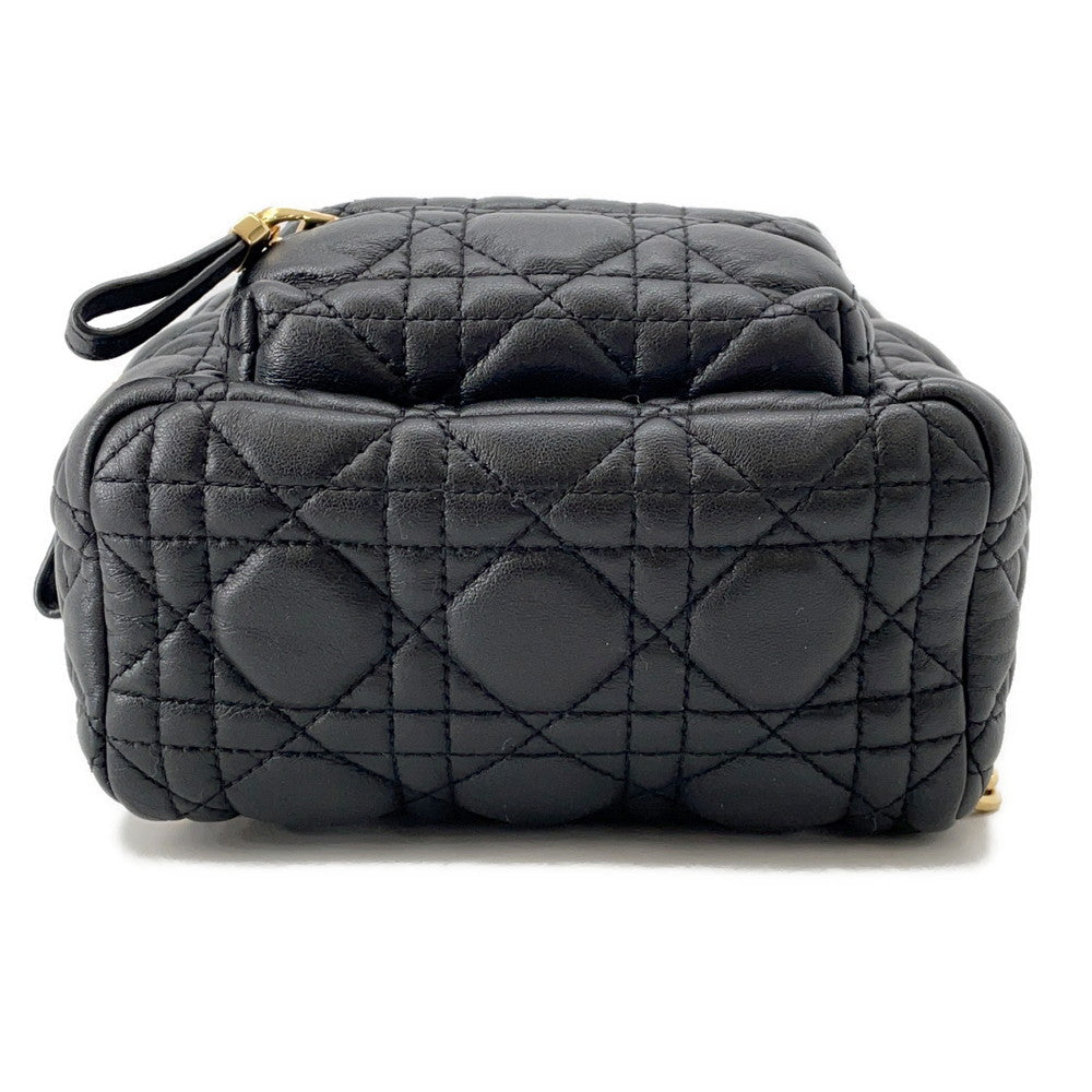 Dior Cannage Backpack BlackM9222UNGF Lambskin Size Mini