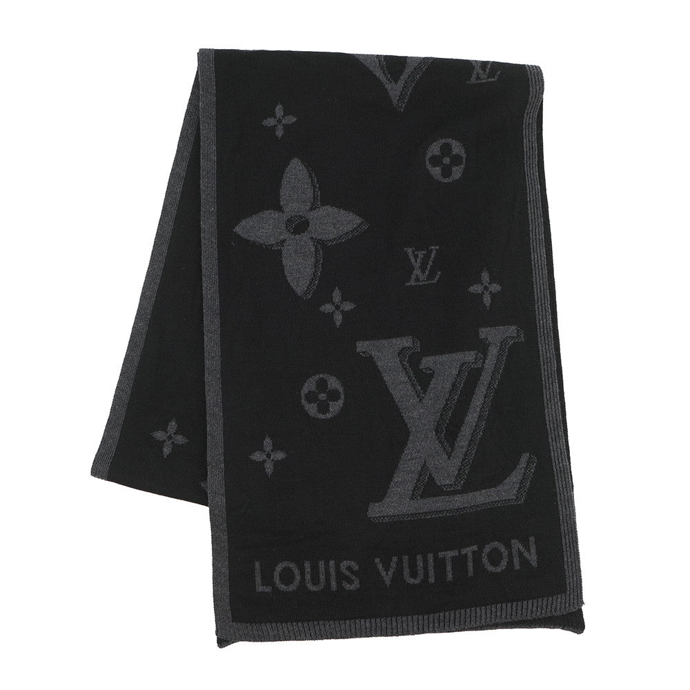 LOUIS VUITTON Scarf・LV Galaxy Size S NoirM93299 Wool 100%