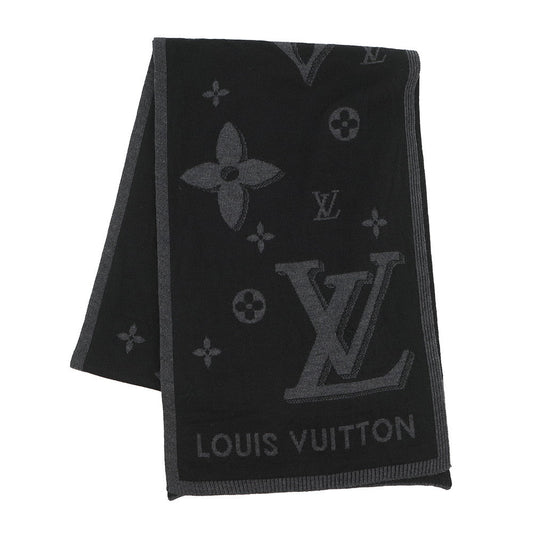 LOUIS VUITTON Scarf・LV Galaxy Size S NoirM93299 Wool 100%