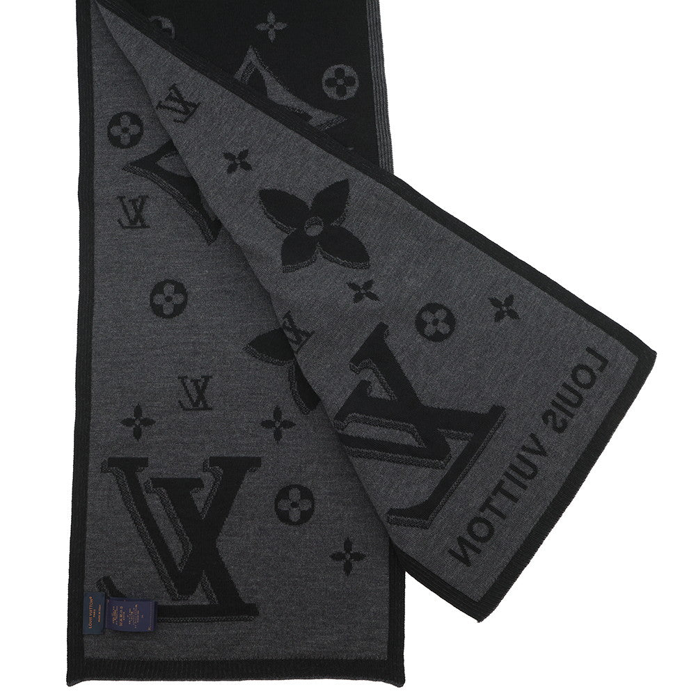 LOUIS VUITTON Scarf・LV Galaxy Size S NoirM93299 Wool 100%
