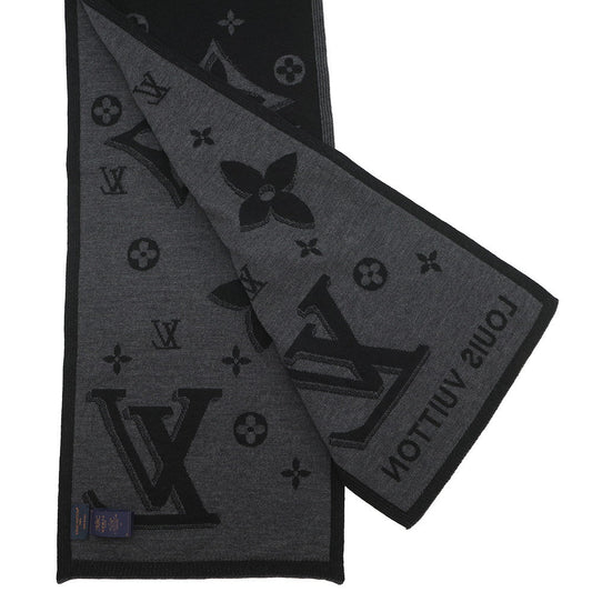 LOUIS VUITTON Scarf・LV Galaxy Size S NoirM93299 Wool 100%