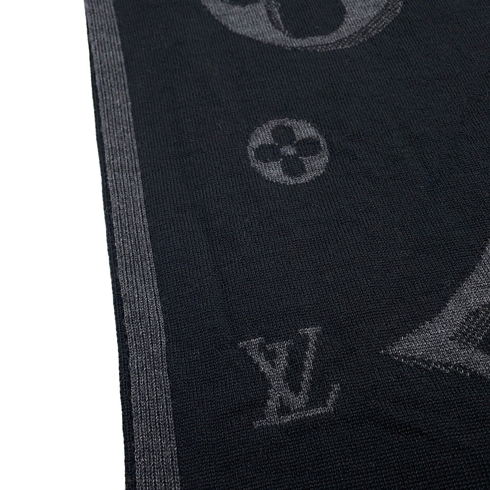 LOUIS VUITTON Scarf・LV Galaxy Size S NoirM93299 Wool 100%