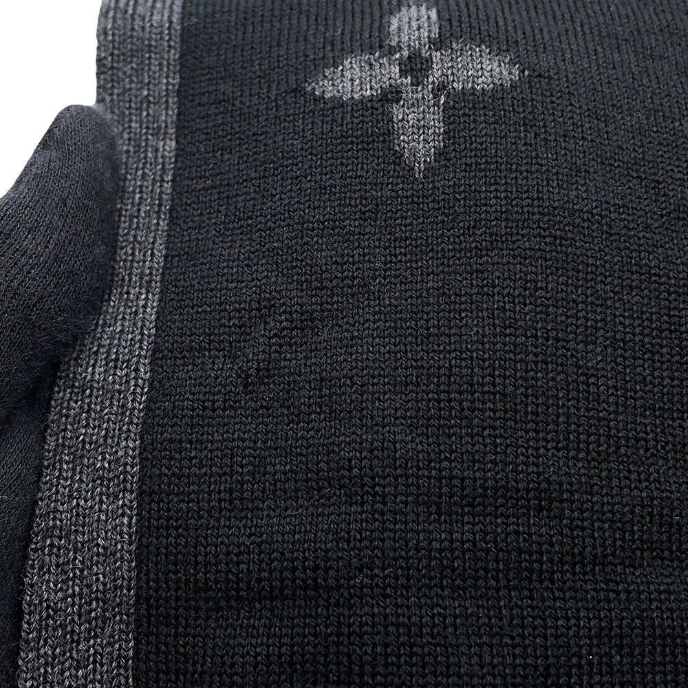 LOUIS VUITTON Scarf・LV Galaxy Size S NoirM93299 Wool 100%