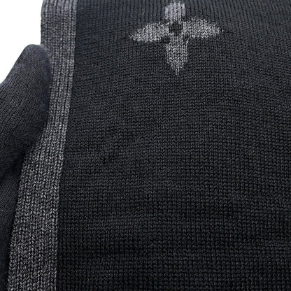 LOUIS VUITTON Scarf・LV Galaxy Size S NoirM93299 Wool 100%