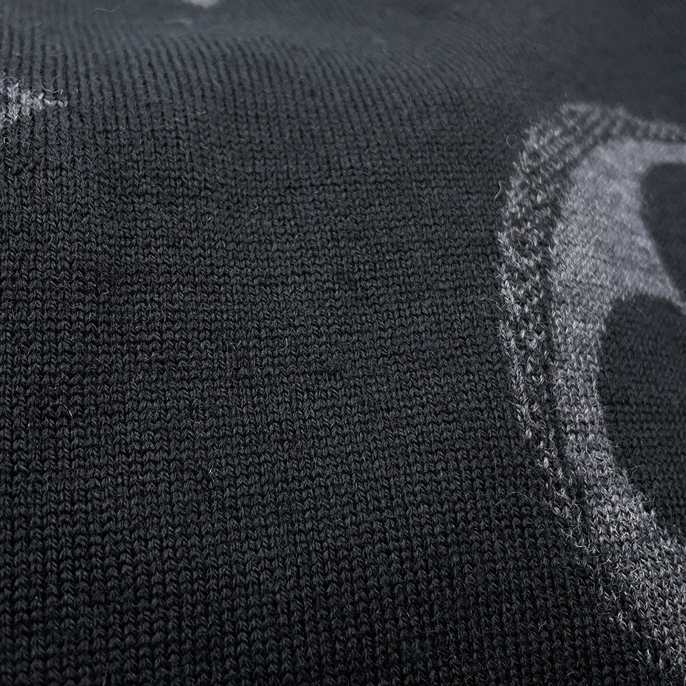 LOUIS VUITTON Scarf・LV Galaxy Size S NoirM93299 Wool 100%
