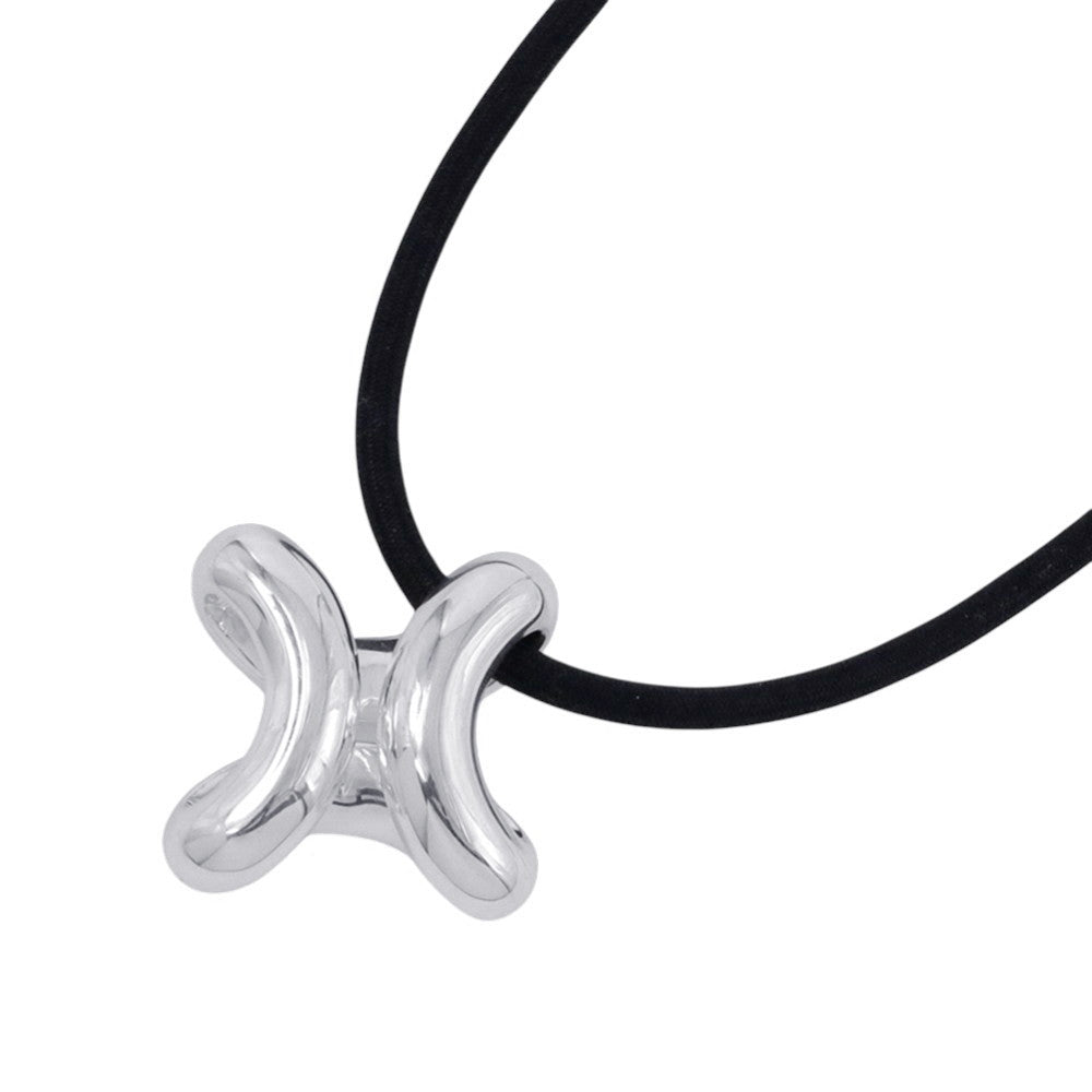 HERMES Lima Necklace Size GM SV925