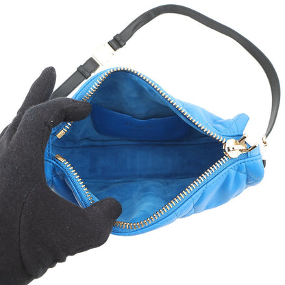 Dior Macrocannage Vibe Hobo Bag Blue/WhiteM7200ODDO Lambskin Size Small