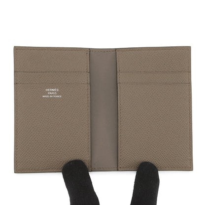 HERMES MC2 Euclid Card Case Etoupe Epsom