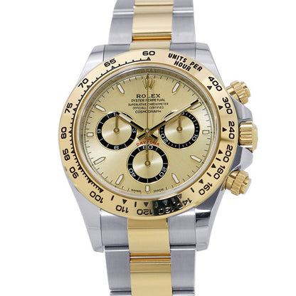 ROLEX Cosmograph Daytona W40mm Stainless Steel K18YG Golden Dial126503