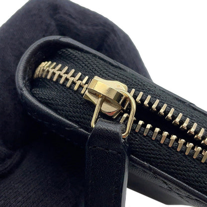 CHANEL Matelasse zip coin purse BlackAP4729 Lambskin/Rhinestone