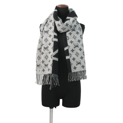 LOUIS VUITTON Scarf・LV Split NoirM70924 Cashmere100%