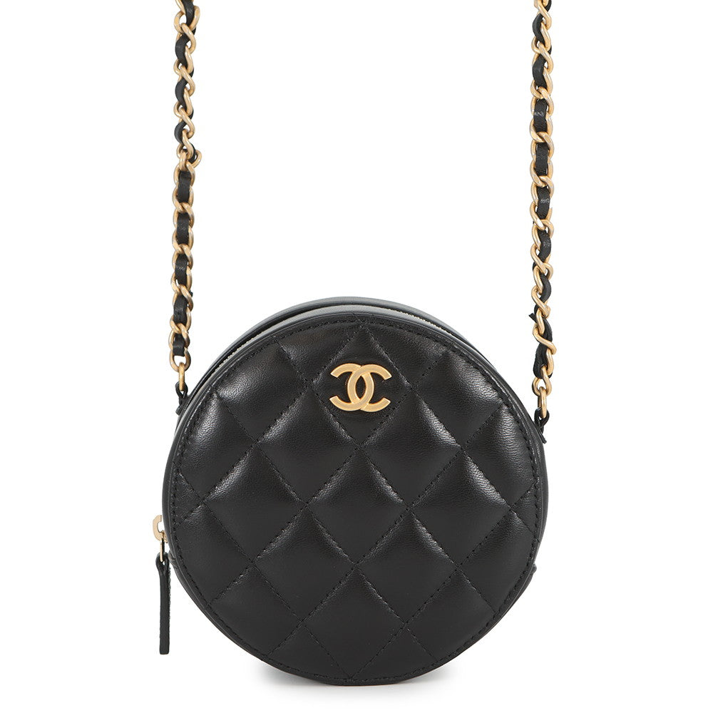 CHANEL Matelasse Mini Shoulder Bag BlackAP1894 Lambskin