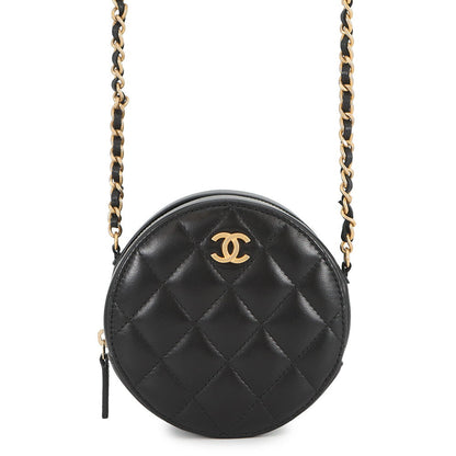 CHANEL Matelasse Mini Shoulder Bag BlackAP1894 Lambskin