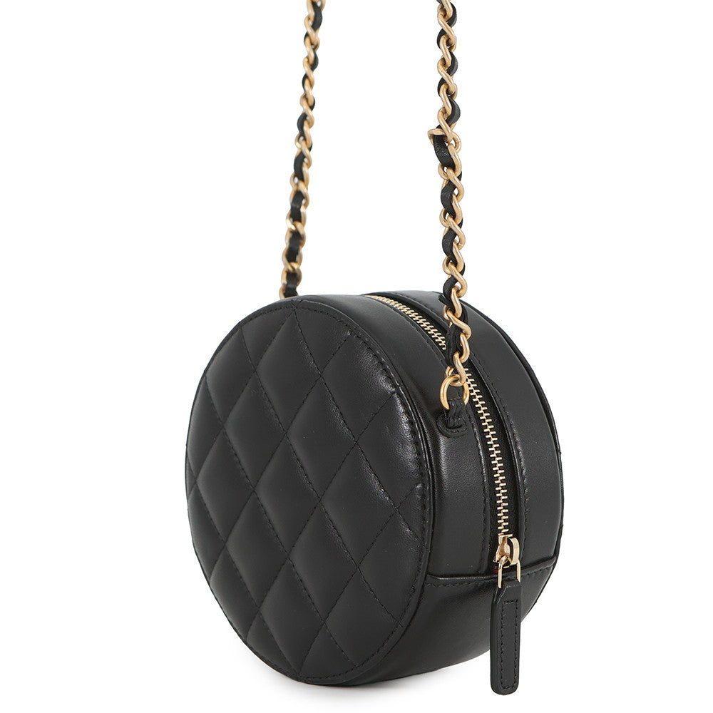 CHANEL Matelasse Mini Shoulder Bag BlackAP1894 Lambskin