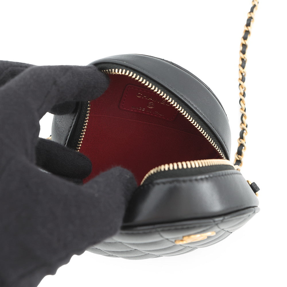 CHANEL Matelasse Mini Shoulder Bag BlackAP1894 Lambskin
