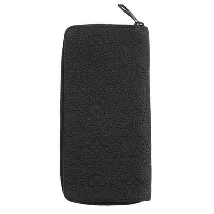 LOUIS VUITTON Zippy wallet Vertical NoirM69047 Taurillon Leather