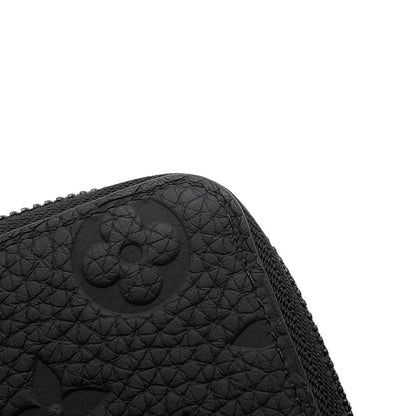 LOUIS VUITTON Zippy wallet Vertical NoirM69047 Taurillon Leather