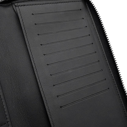 LOUIS VUITTON Zippy wallet Vertical NoirM69047 Taurillon Leather