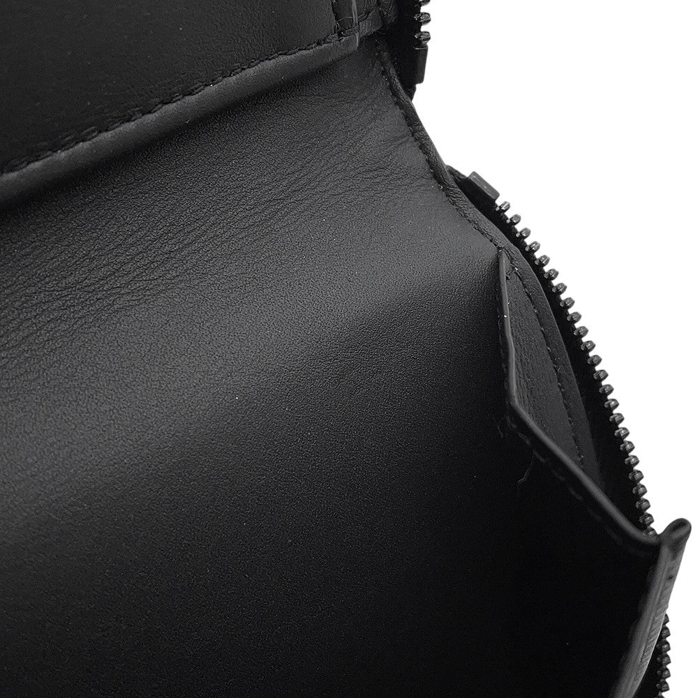 LOUIS VUITTON Zippy wallet Vertical NoirM69047 Taurillon Leather