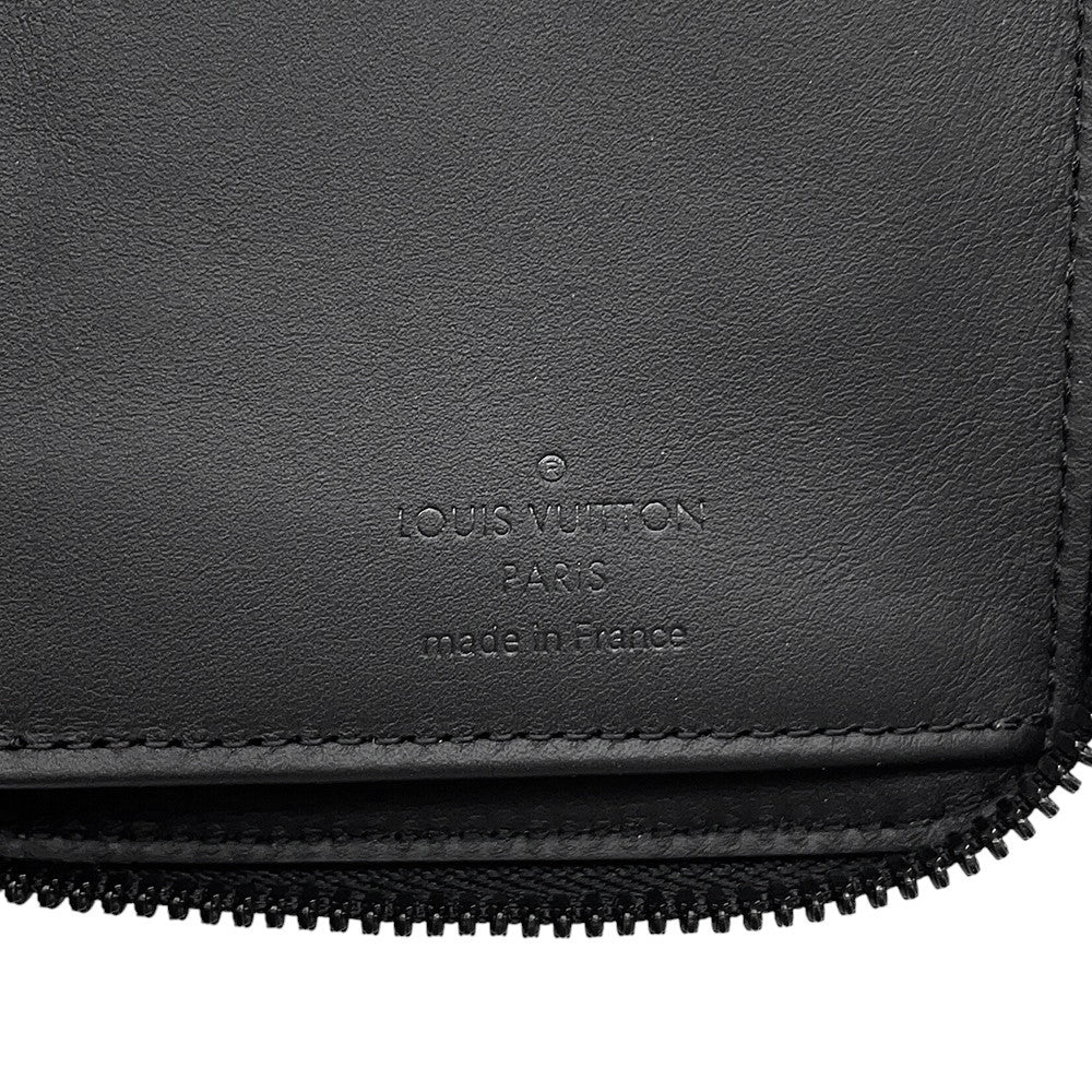 LOUIS VUITTON Zippy wallet Vertical NoirM69047 Taurillon Leather