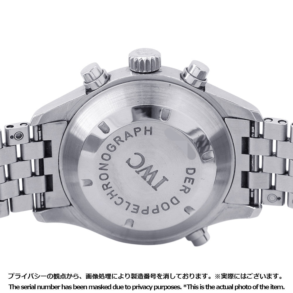IWC DoppelChronograph W42mm Stainless Steel Black DialIW371319