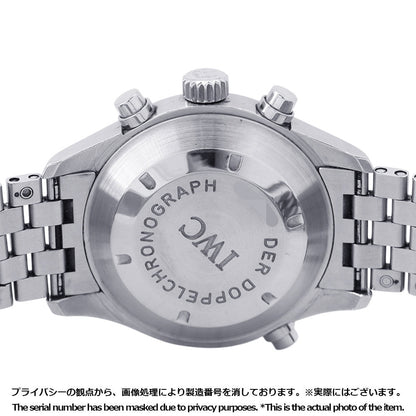 IWC DoppelChronograph W42mm Stainless Steel Black DialIW371319