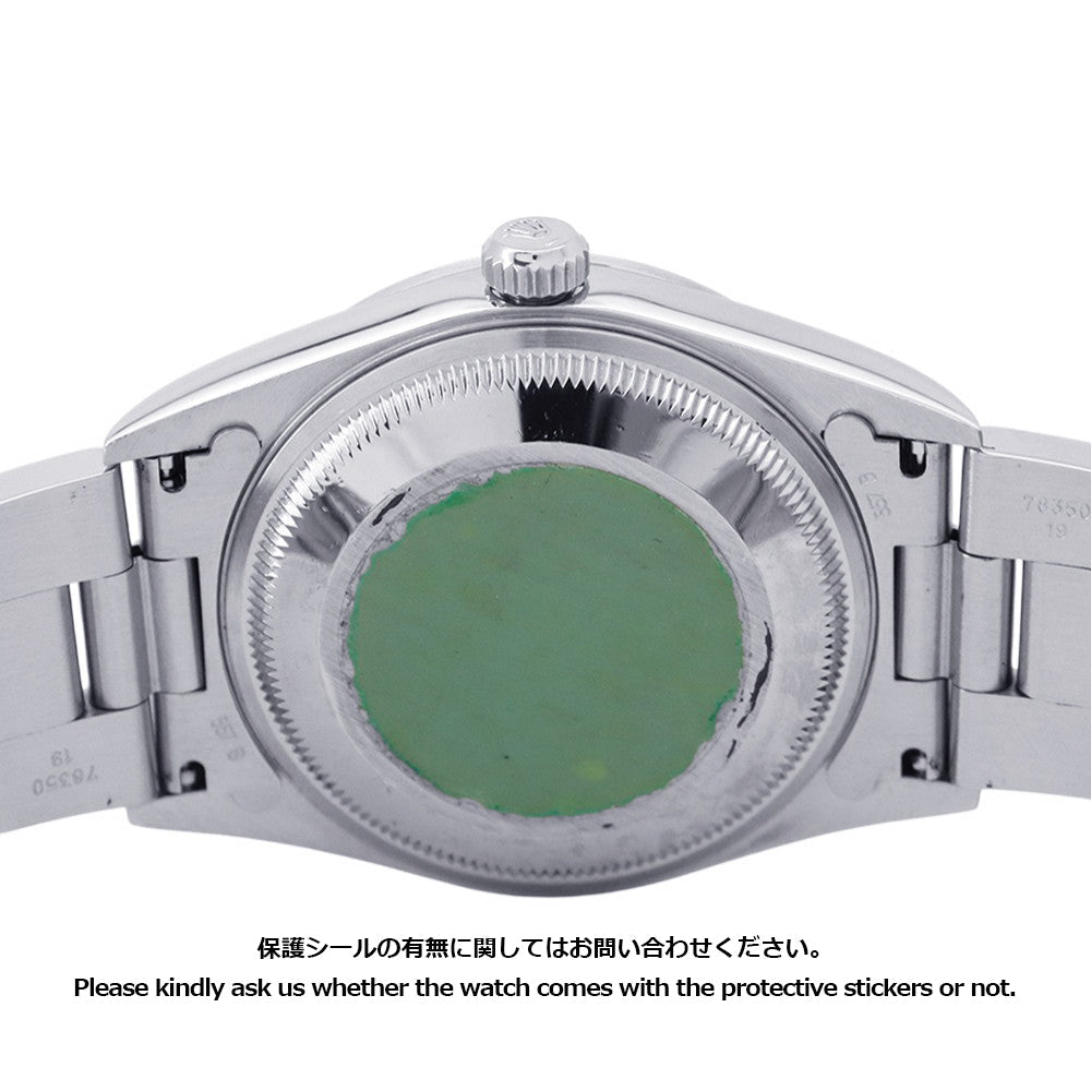 ROLEX Oyster Perpetual Date W34mm Stainless Steel Blue Dial15200