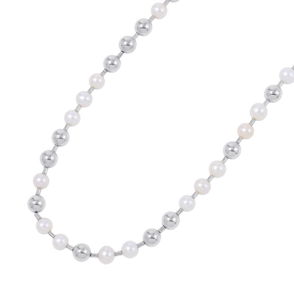 TIFFANY&Co. Hardware Freshwater Pearl Necklace SV925