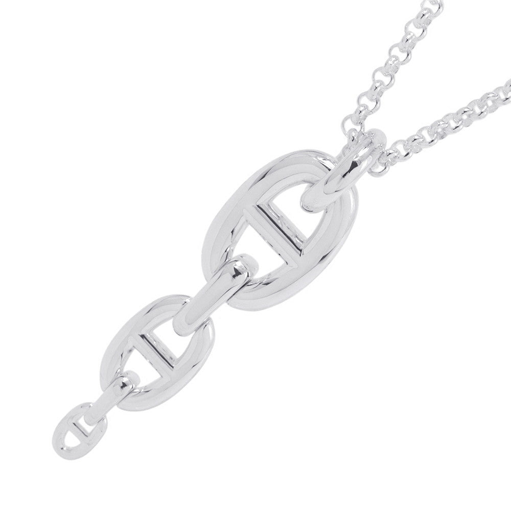 HERMES Chaine d'Ancre Necklace Size GM SV925