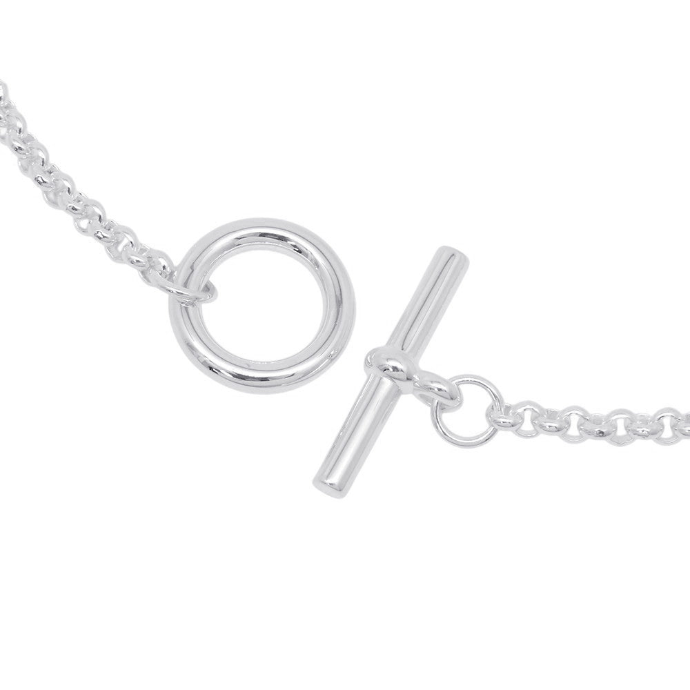 HERMES Chaine d'Ancre Necklace Size GM SV925