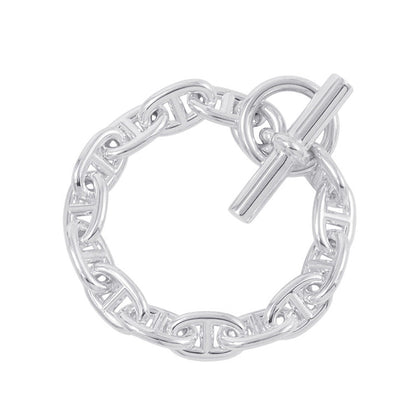 HERMES Chaine d'Ancre Bracelet 14 frames Size MM SV925
