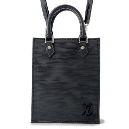 LOUIS VUITTON Petit Sac Plat NoirM69441 Epi Leather