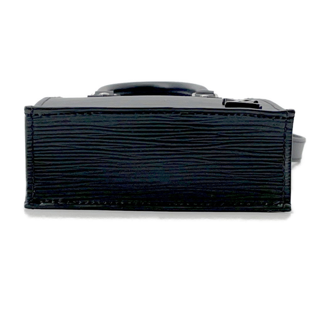 LOUIS VUITTON Petit Sac Plat NoirM69441 Epi Leather