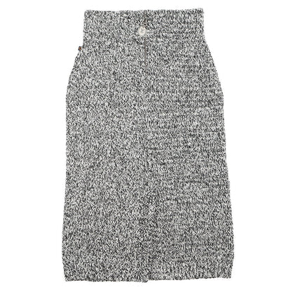 LOUIS VUITTON tight skirt Size M White/Black/Gray Cotton69% Wool 15% Nylon15% Polyurethane1%