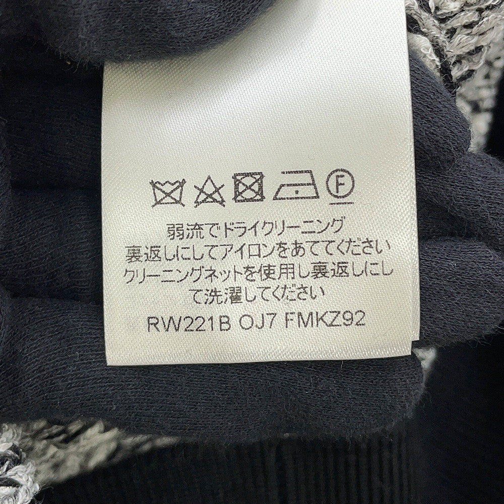 LOUIS VUITTON tight skirt Size M White/Black/Gray Cotton69% Wool 15% Nylon15% Polyurethane1%
